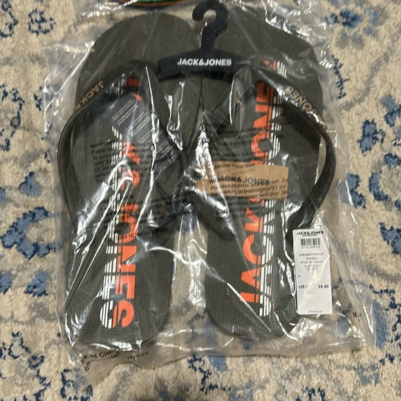 Jack & Jones Mens Flip Flop Sandals NEW - Picture 1 of 3